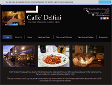 Tablet Screenshot of caffedelfini.com